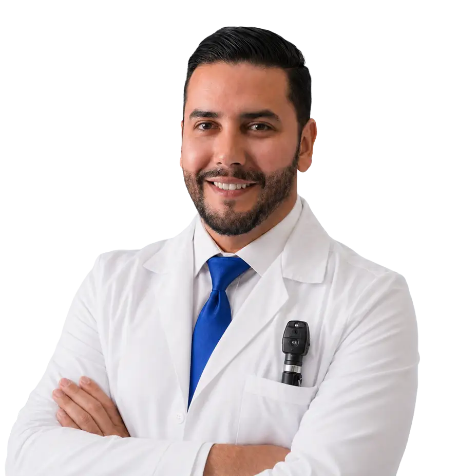 Foto del Oftalmólogo. Enrique Cobian